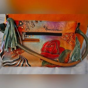 Anuschka hand painted purse